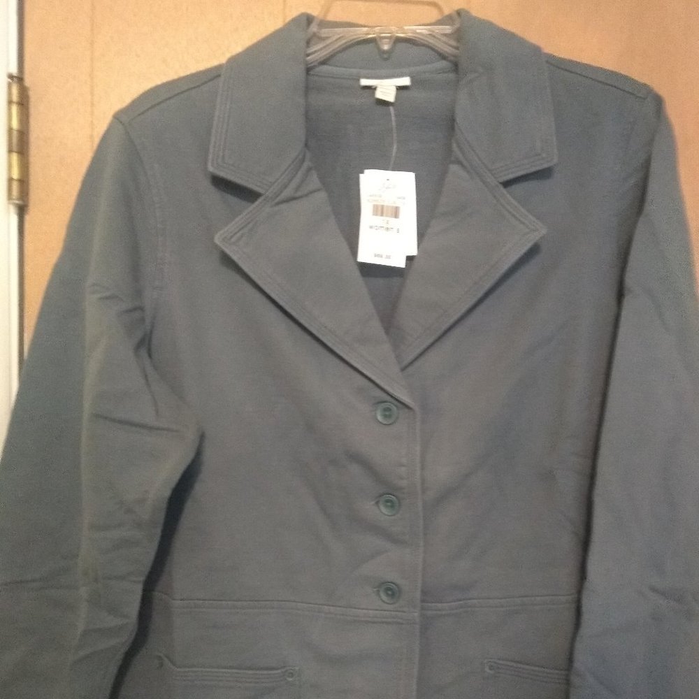 NWT J. Jill jacket, 1X, lakeside green